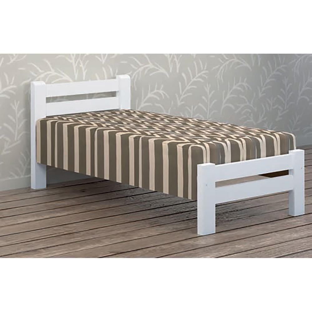 Cama de Solteiro Piazza de Madeira Maciça Tauari