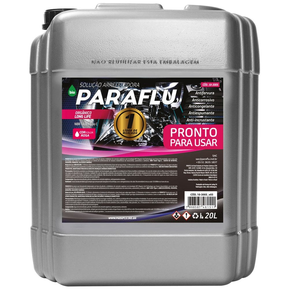 Bio Fluido P/Uso Organico Long Life Rosa - 10-3005