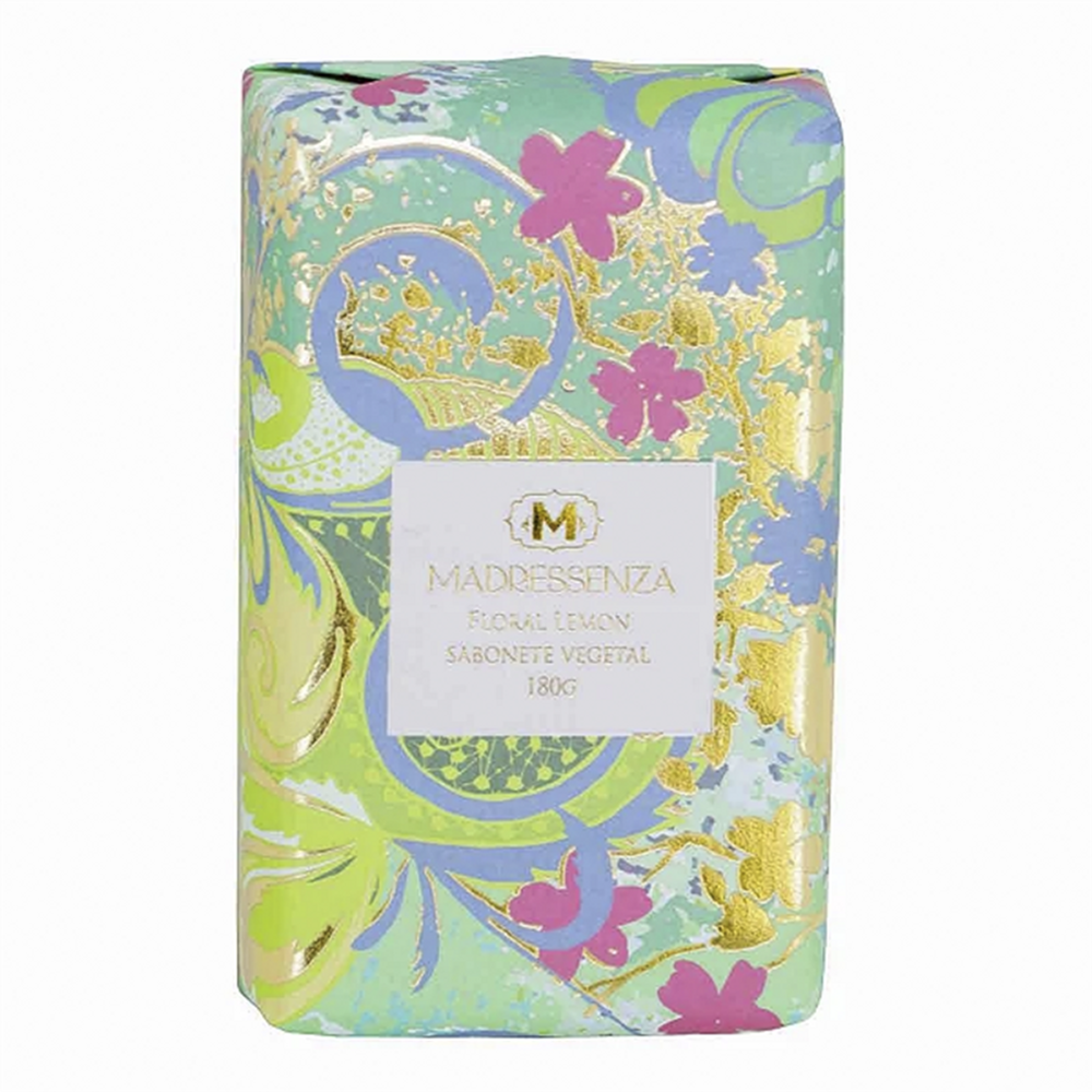 Sabonete Vegetal em Barra Floral Lemon Madressenza 180g