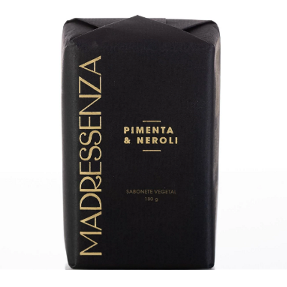 Sabonete Vegetal em Barra Pimenta & Neroli Madressenza 180g