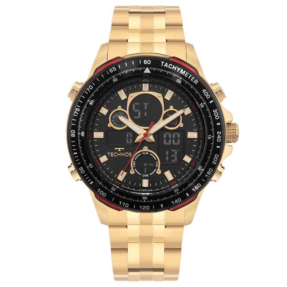 Relógio Technos Masculino Ts Digitech Dourado - BJ4130AA/1P