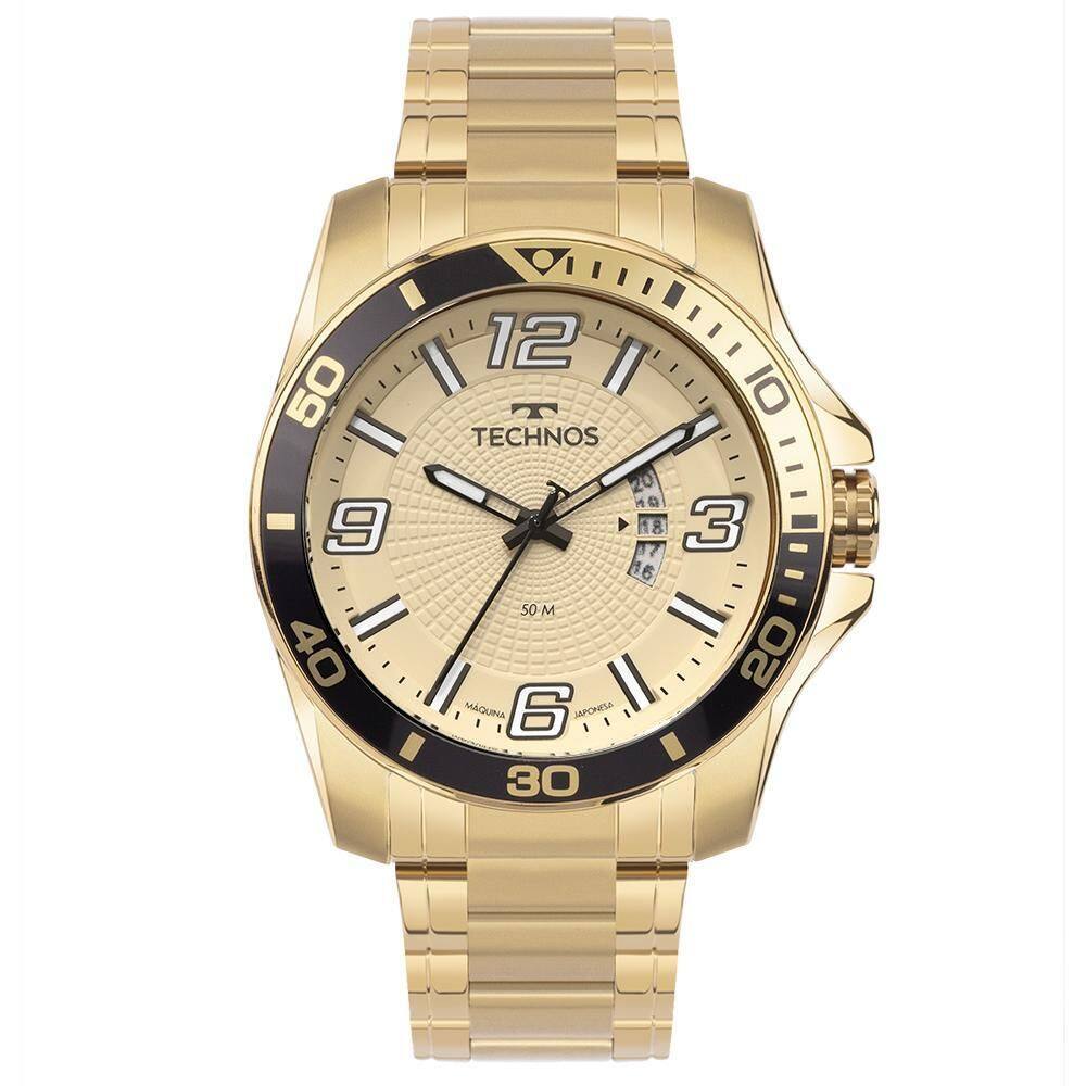 Relógio Technos Masculino Racer Premium Dourado - 2117LFO/1X