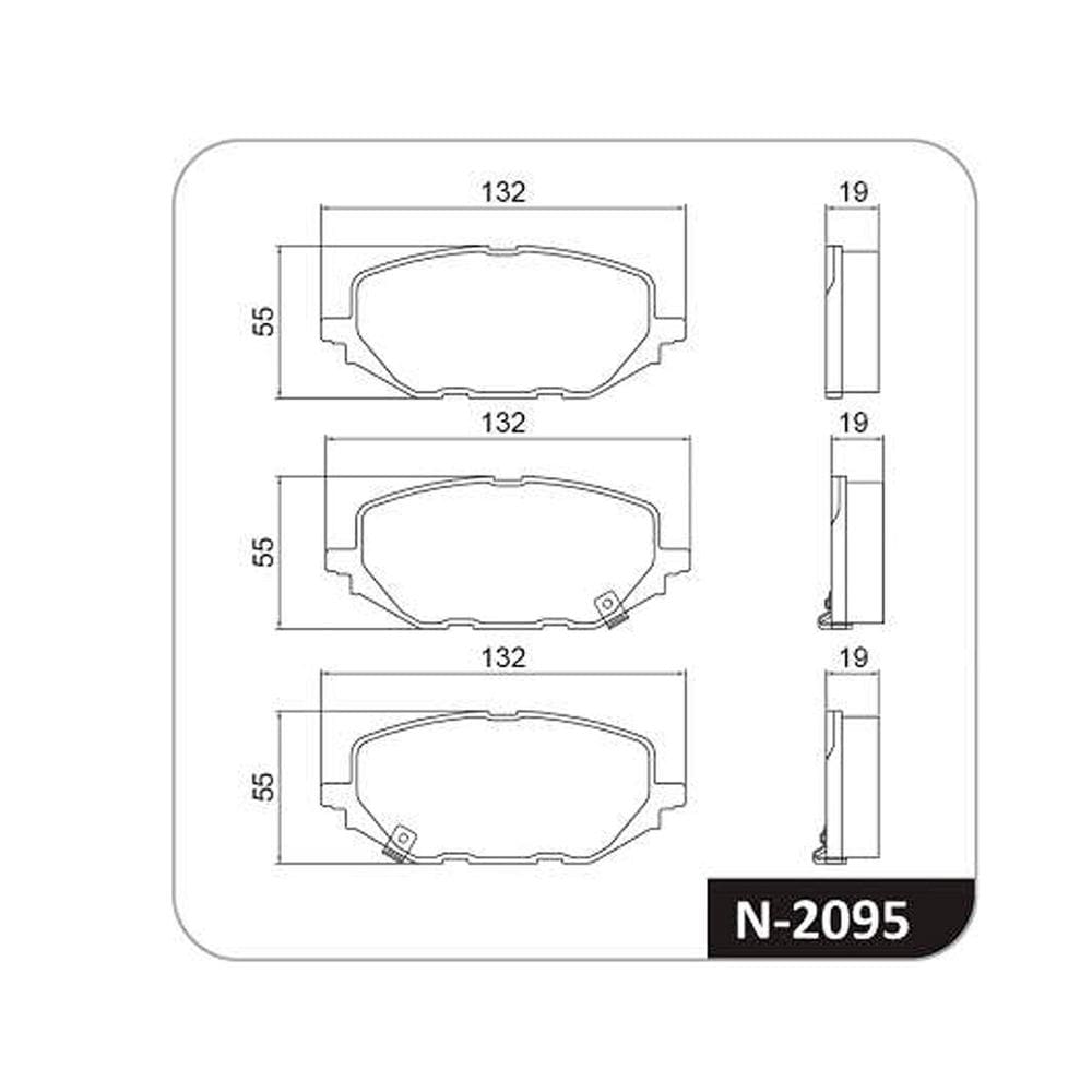 Pastilha De Freio - Tracker 2020 A 2021 - N2095