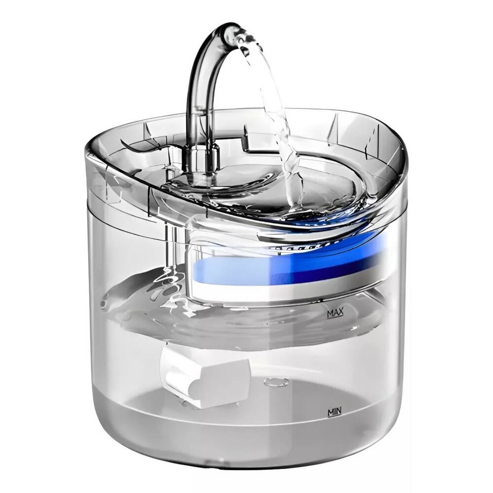 Bebedouro Fonte De Agua Para Cães Gatos Com Dupla Filtragem Pet