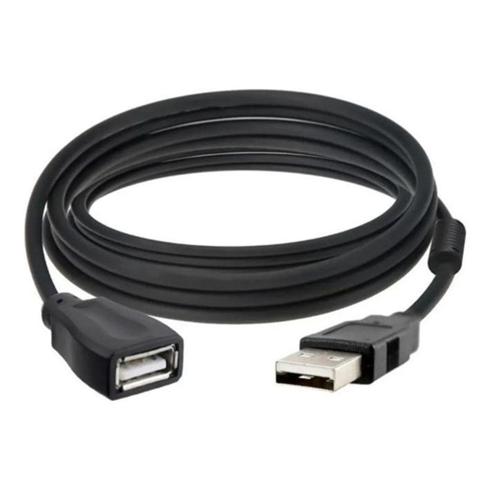 Cabo Extensão Usb 2.0 Longa 1,5 Metros Extensor Macho Fêmea