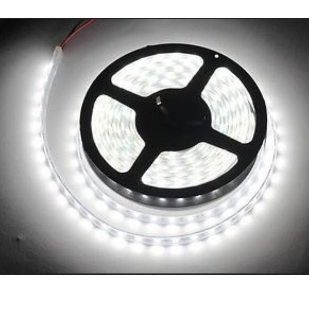 Fita Led Branco Rolo De 5mts 300 Leds Com Dupla Face Fonte