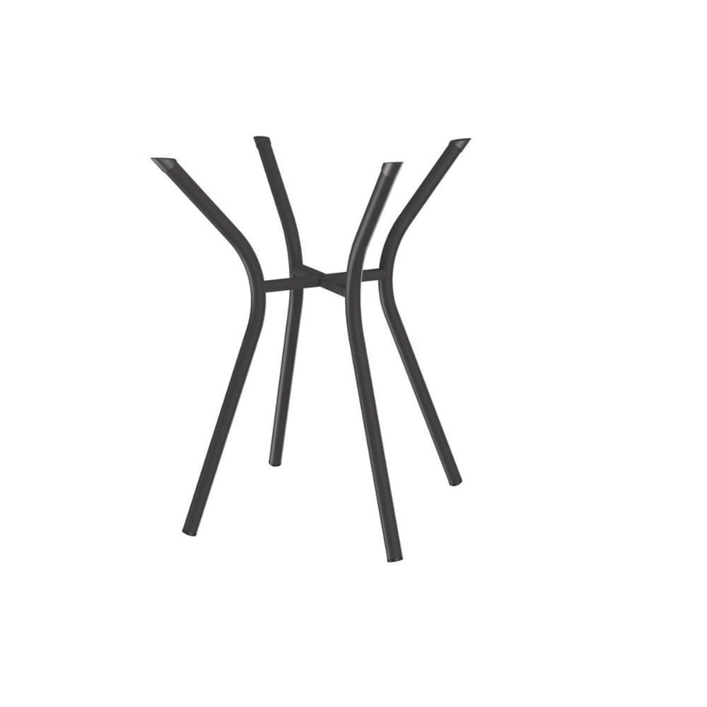 Base Mesa de Jantar Sardenha M086 Aço s/ Tampo Preto - Kappesberg