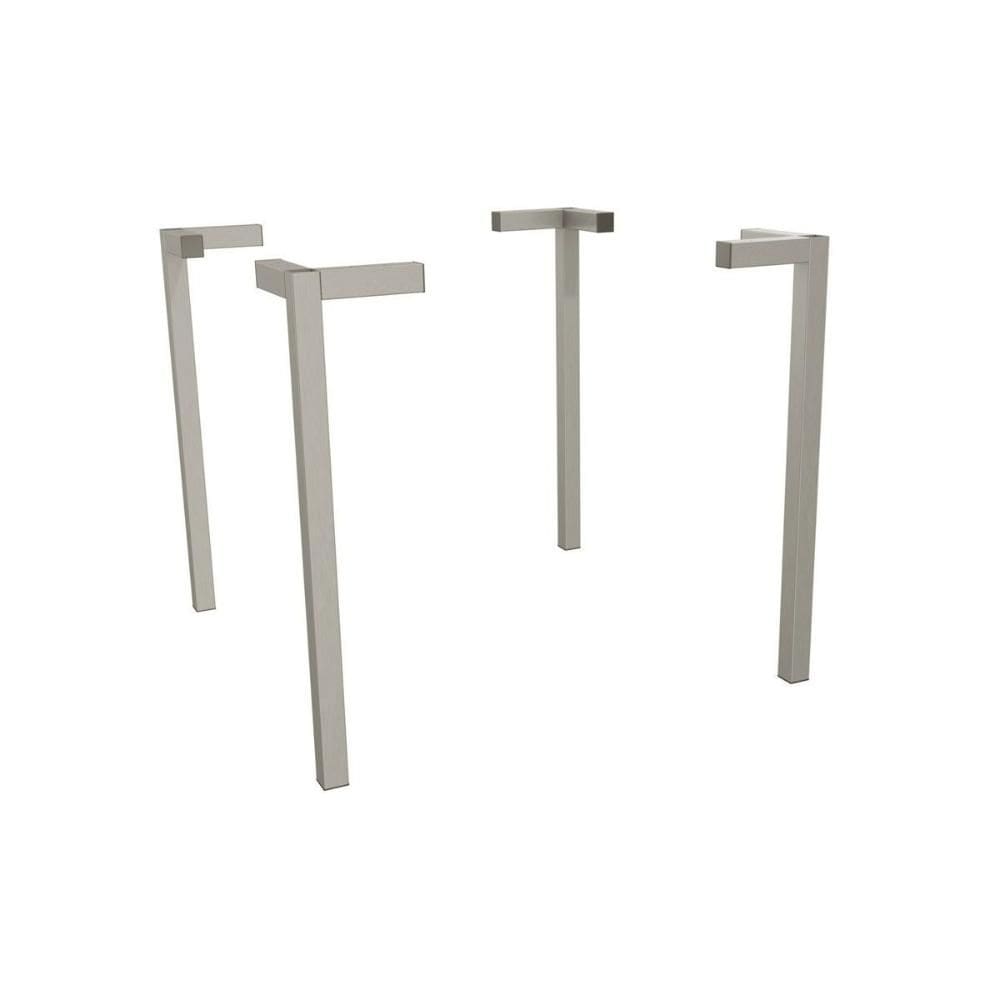 Base Mesa de Jantar Santorini M089 Aço s/ Tampo Niquel - Kappesberg