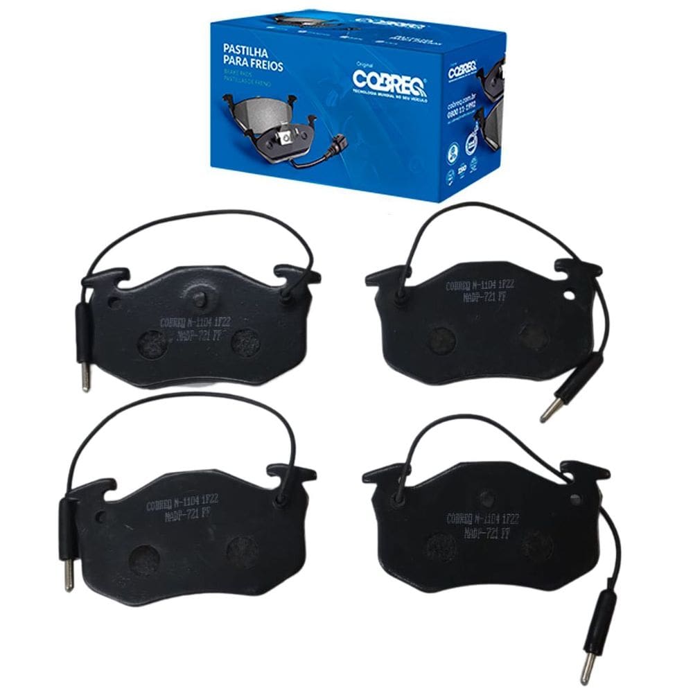 Pastilha De Freio Traseira - Zx 91 A 97 / Saxo 96 A 97 / Xsara 97 A 98 / Peugeot 106 95 A 96 / 205 83 A 98 / 206 00 A 01 / 306 85 A 94 - N1104