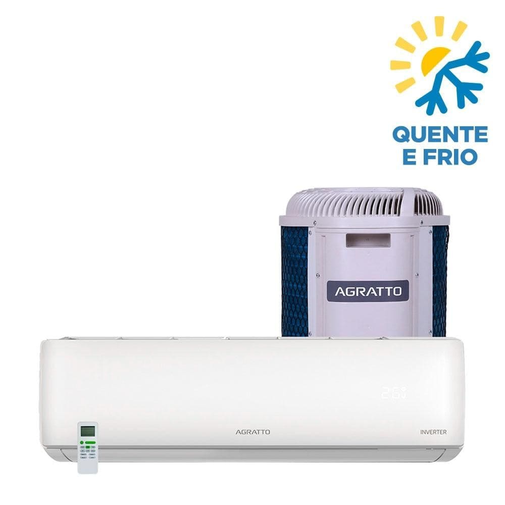 Ar Condicionado 9.000 Btus Agratto LIV TOP Inverter LCST9QF, Quente e Frio - 220 Volts