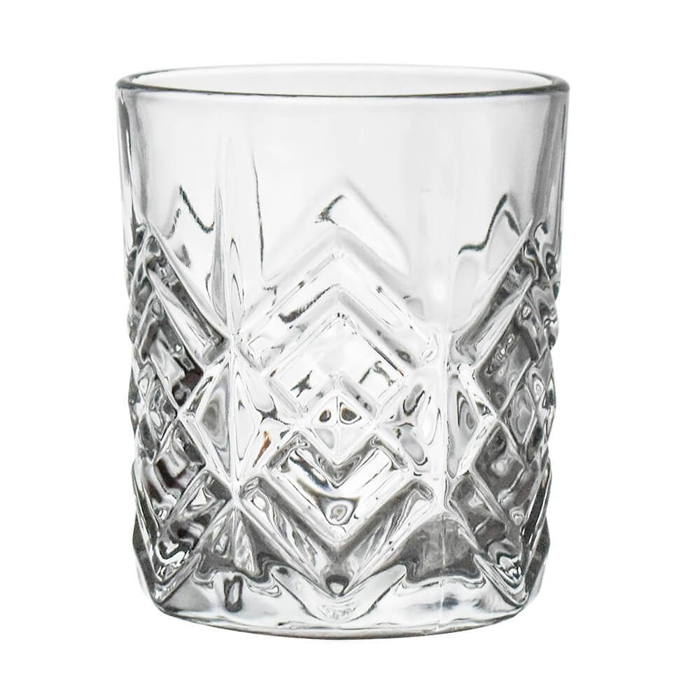 Copo de Vidro de Whisky Zenith Transparente 310ml 1 peça - Casambiente