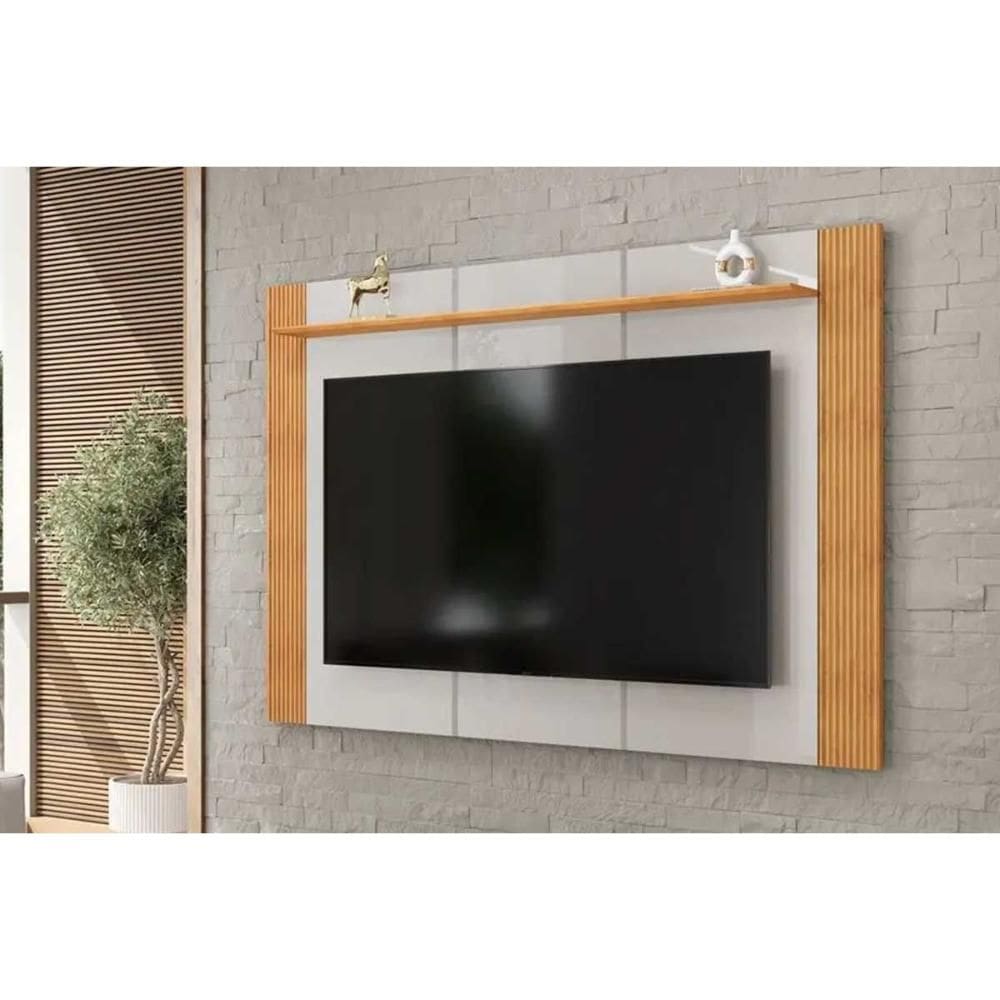 Home p/ TV até 75 Pol Helo 183x136cm Bali/Cedro - DJ Móveis