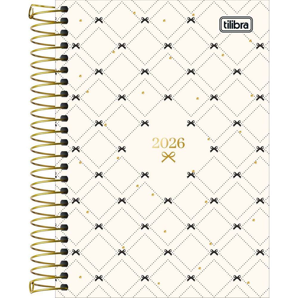 Agenda Espiral 2026 Diária Decorada West Village 176 Folhas 12,9 x 18,7cm M5 Tilibra