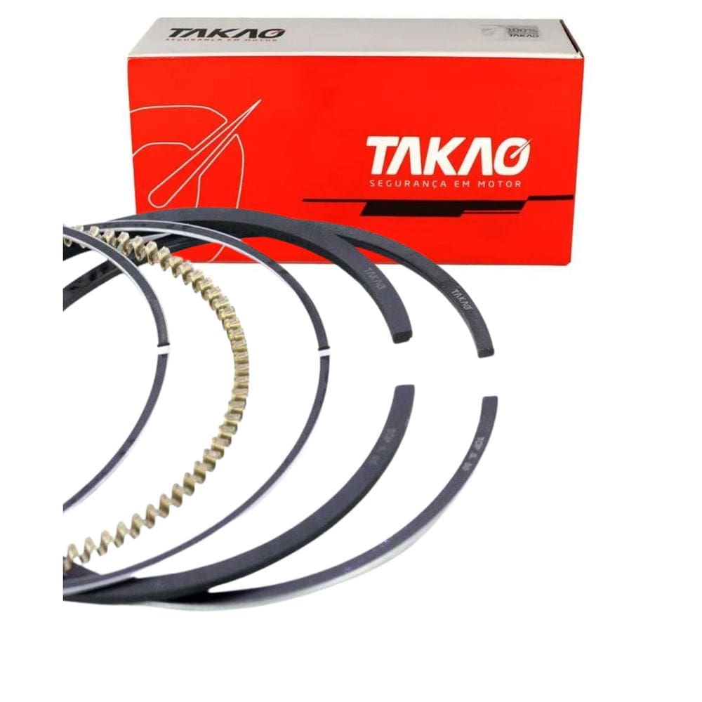 Anel Para Pistão (Jg) S10 2.4 8V 2001 A 2012 / Blazer 2.4 8V 2001 A 2012 / Yale 2.4 8V 2005 A 2010 / Hyster 2.4 8V 2005 A 2010 - Takao Asgm24100