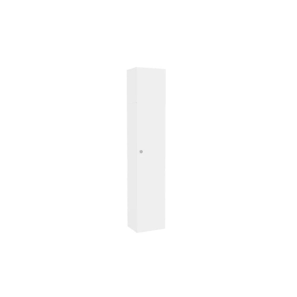 Armário Multiuso Juvenil Duo Duplo Organizador c/ 1 Porta Branco - Telasul