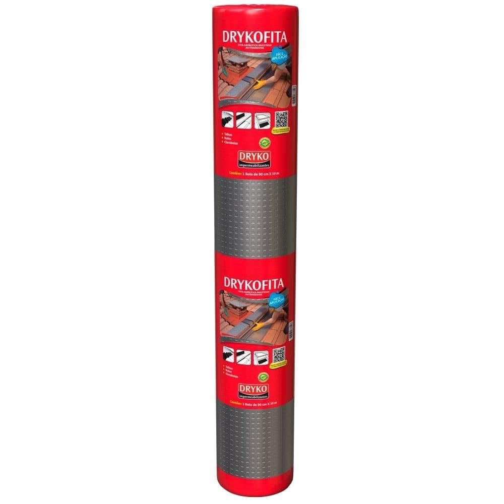 Drykofita Fita Aluminizada Impermeabilizante Dryko 90cmx10m
