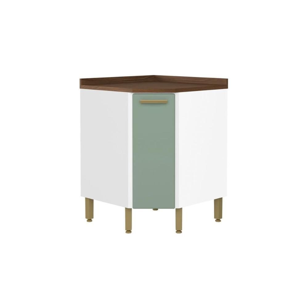 Gabinete de Cozinha Modulado Bella Canto c/ 1 Porta Verde - Bertolini