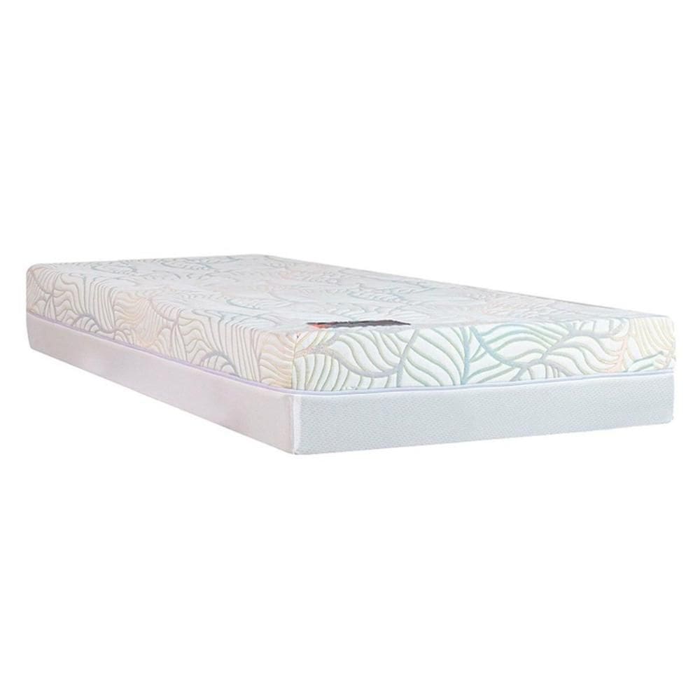 Colchão Solteiro Espuma a Vácuo de D33 Visco Gel Vitagel Space Double Face Bed in Box (88x188x24) - Castor