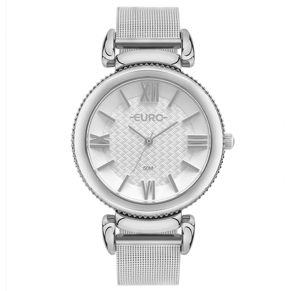 Relógio Euro Feminino Glitz Prata - EU2035YYO/4K
