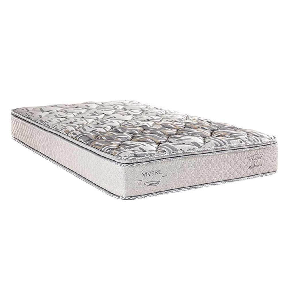 Colchão Solteirão Ortopédico AG 65 Santorini C1604 ErgoPlus Malha Pillow Top (96x203x25) - Herval