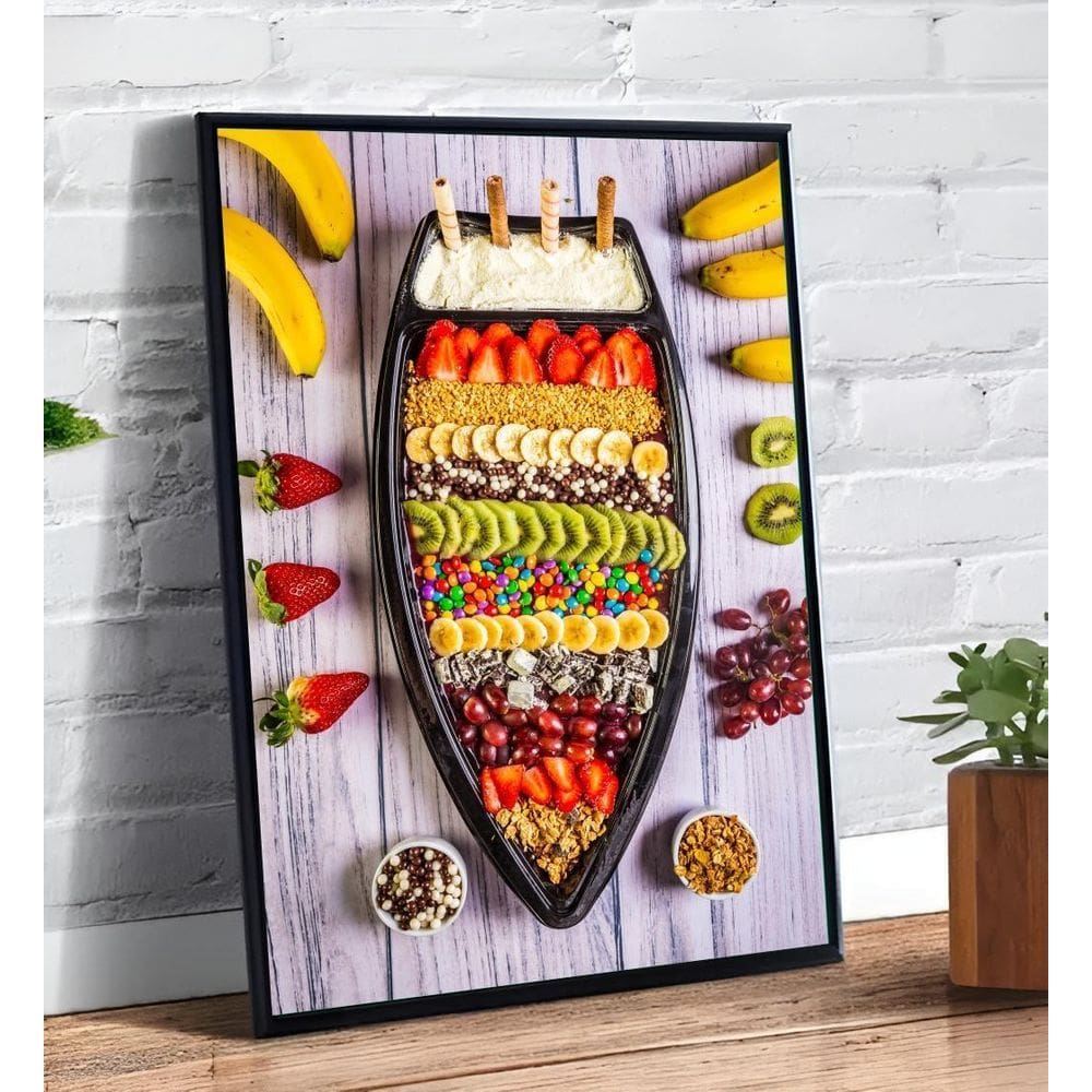 Placa/Quadro Decorativo Açaí 40X60Cm Ps 2Mm