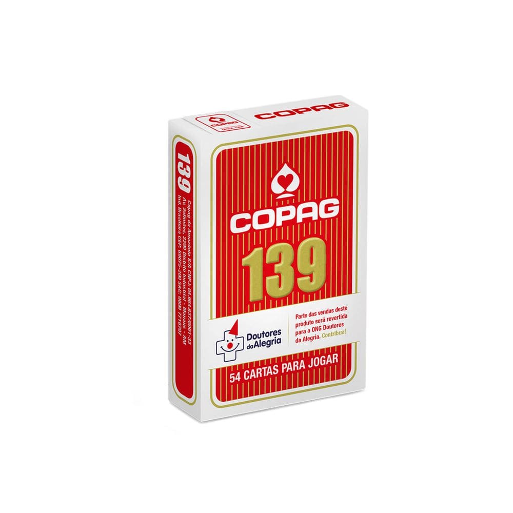 Jogo Baralho 139 Naipe Convencional Copag