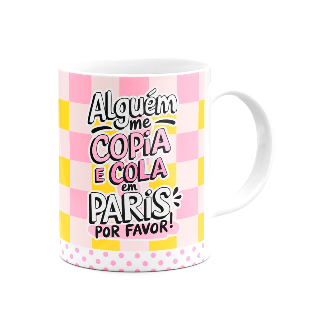 Caneca Divertida - Eu que lute - Copia e cola - M2
