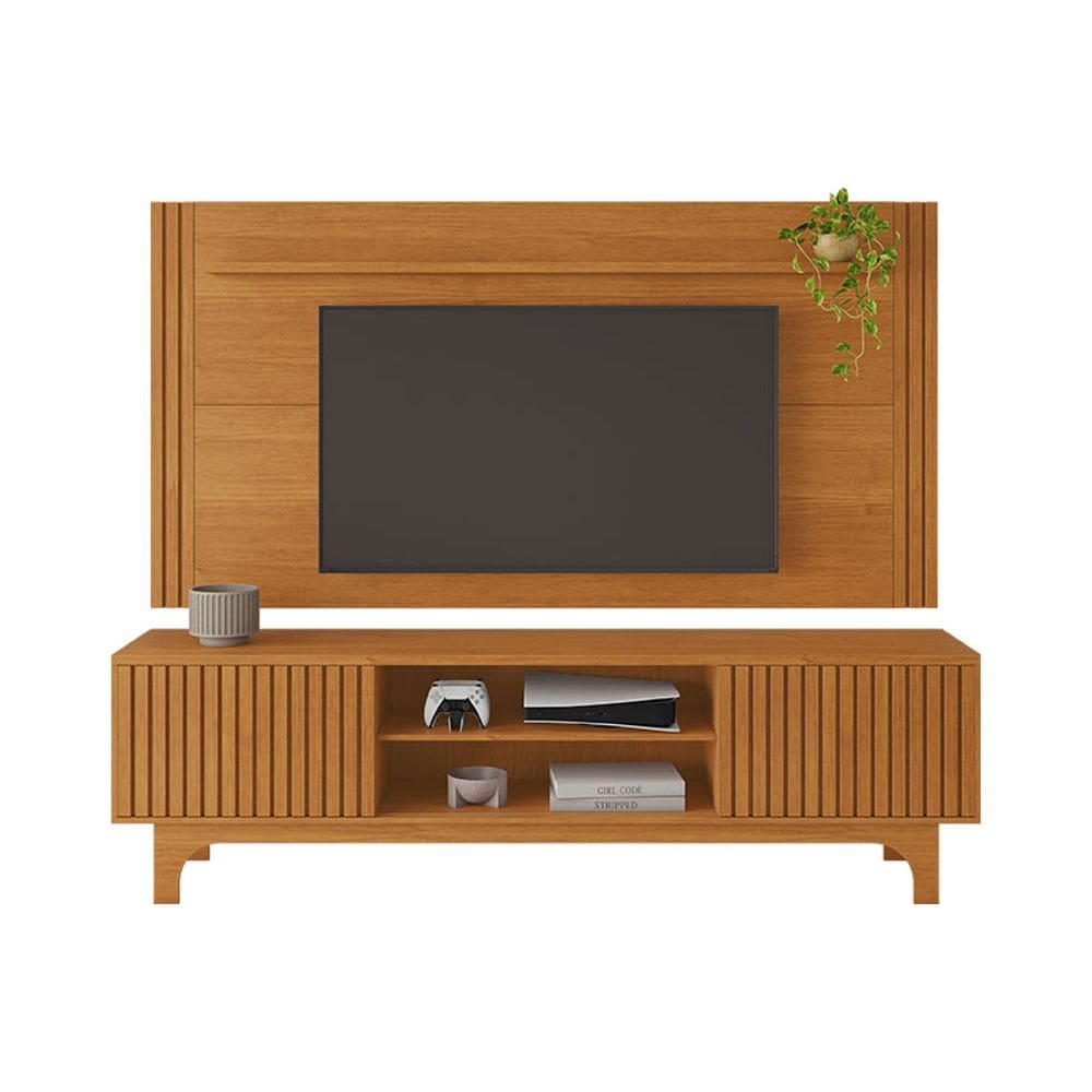 Rack e Painel para TV até 70 Polegadas Trunfo JCM Móveis Cinamomo