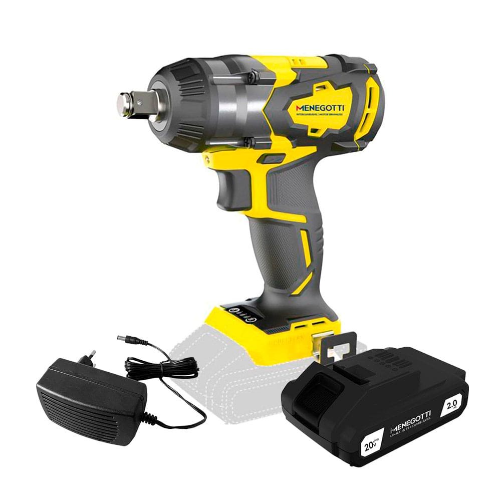 Chave de Impacto MCI 20V 2Ah Brushless MCI20 Menegotti