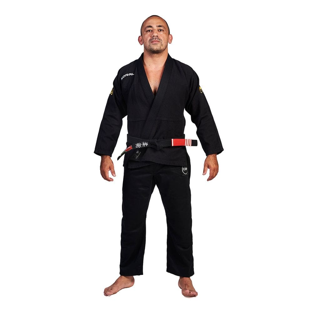 Kimono Jiu-Jitsu Preto Flow Koral
