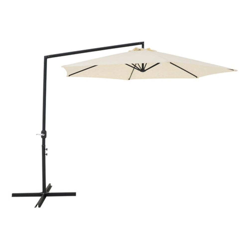 Ombrelone Com Base Suspenso 3m Guarda Sol P/ Espreguicadeira