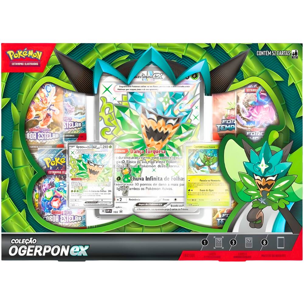 ダイオウイカ　クラーケンオーバーラッシュ　3枚セット　2セット Kit Pokémon Tcg 3 Boosters Originais Copag Jogo De Cartas