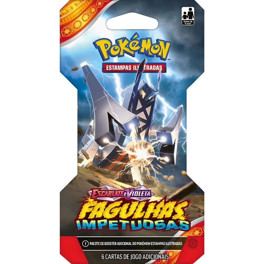 booster box fagulhas impetuosas Pokmon TCG, Treinador Avanado Escarlate E Violeta 8 Fagulhas Impetuosas