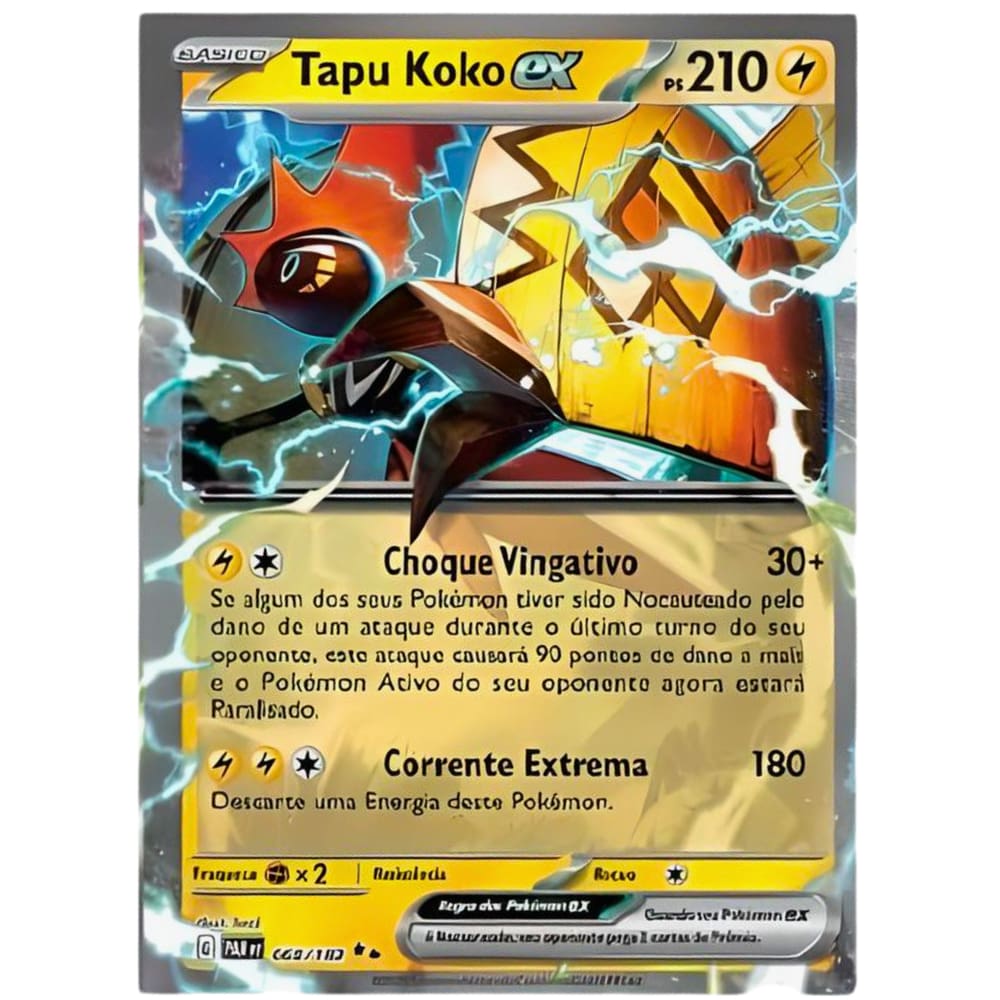 Deck De Batalha Pokémon Ex Tapu Koko | Extra