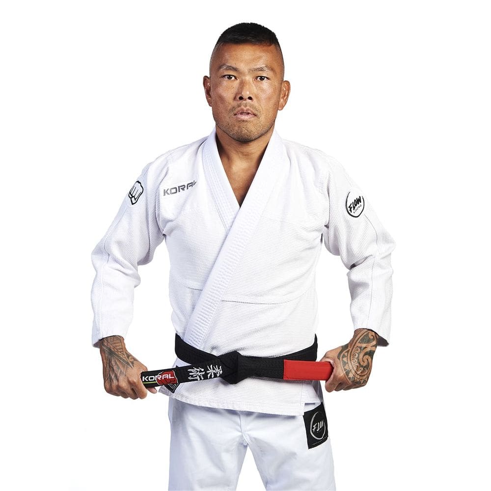 Kimono Jiu-Jitsu Branco Flow Koral