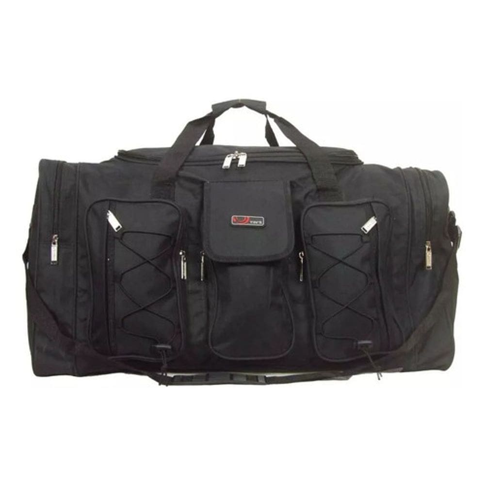 Bolsa Grande Sacola Mala De Mão P Viagem Poliéster 60L Preta