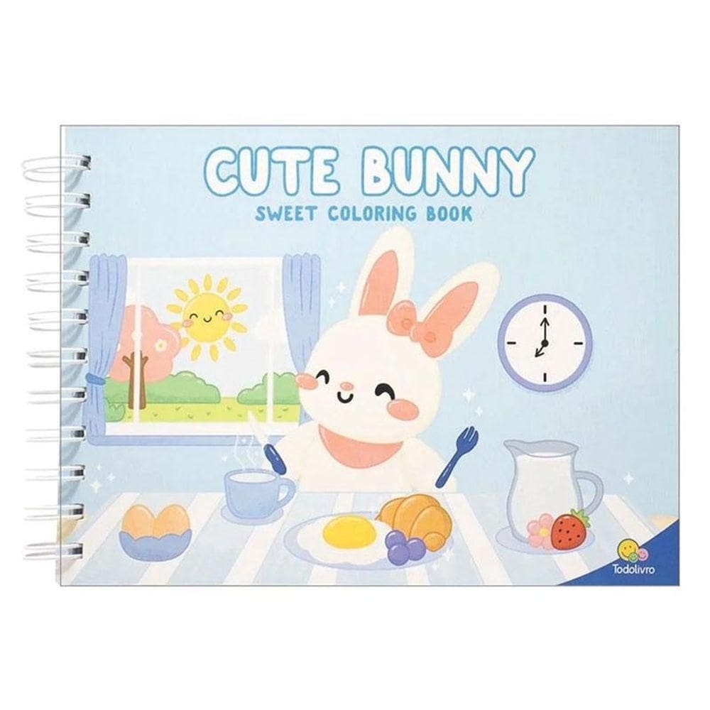 Livro Para Colorir Cute Bunny Sweet Coloring Book - Todolivro