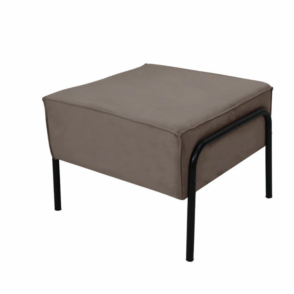 Puff Alma Tecido em Veludo Premium Nordeste Flex