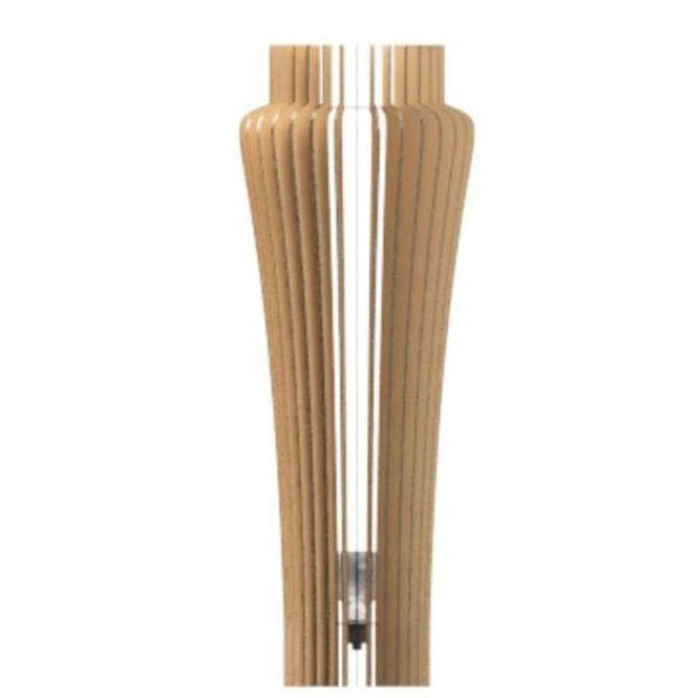 Luminária De Chão Azaléia Mdf Luminária Cor:mdf Cru