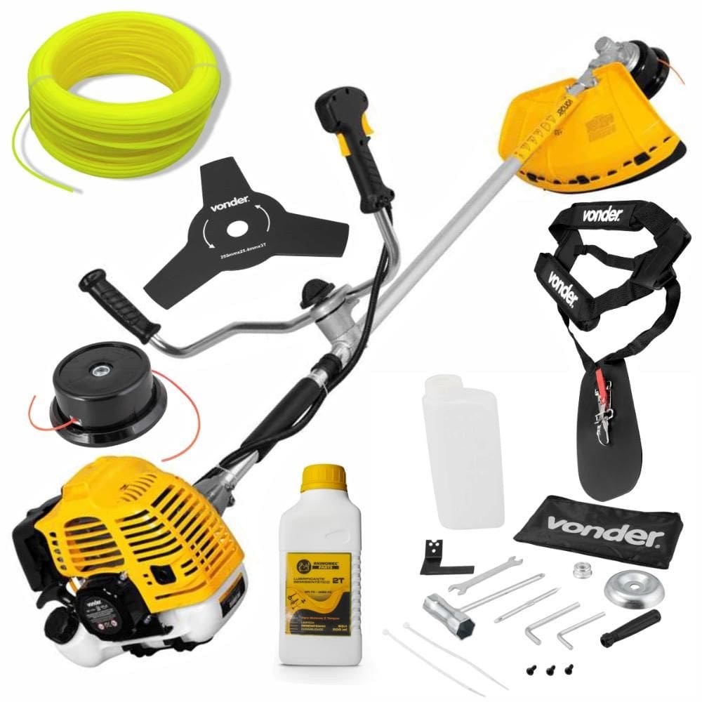 Roçadeira Gasolina Vonder RGO430 42,7cc Óleo e Nylon