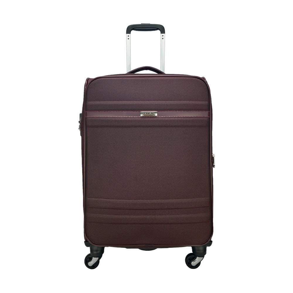Mala de Viagem Lansay Córdoba Plus Média 23kg Burgundy Giro 360º