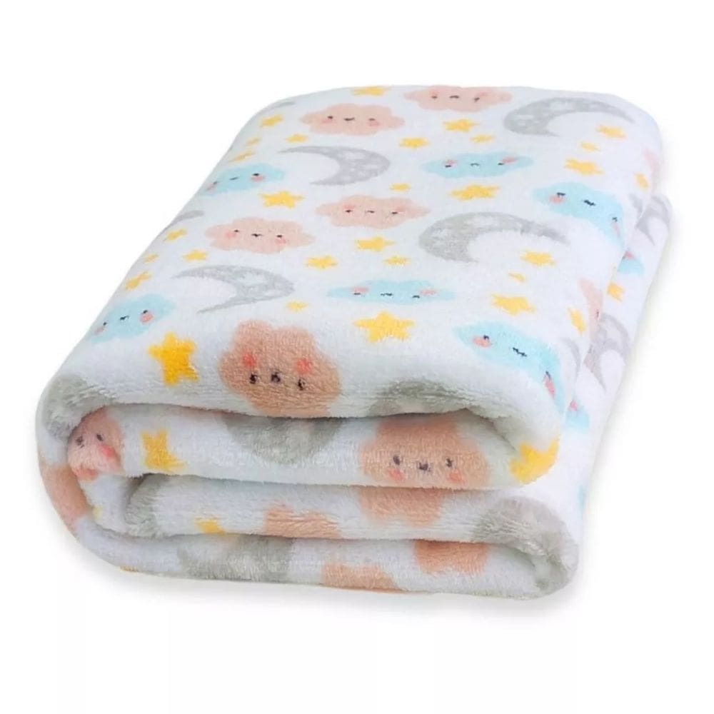 Manta para bebe Cobertor Infantil Macio Confortável Estampado Menino Menina Baby Deluxe