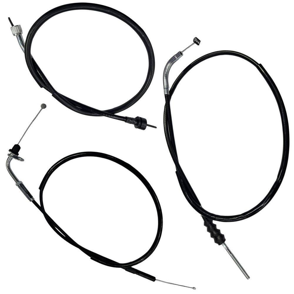 Kit Cabos Ybr125 Lona Embreagem Acelerador Freio Velocimetro