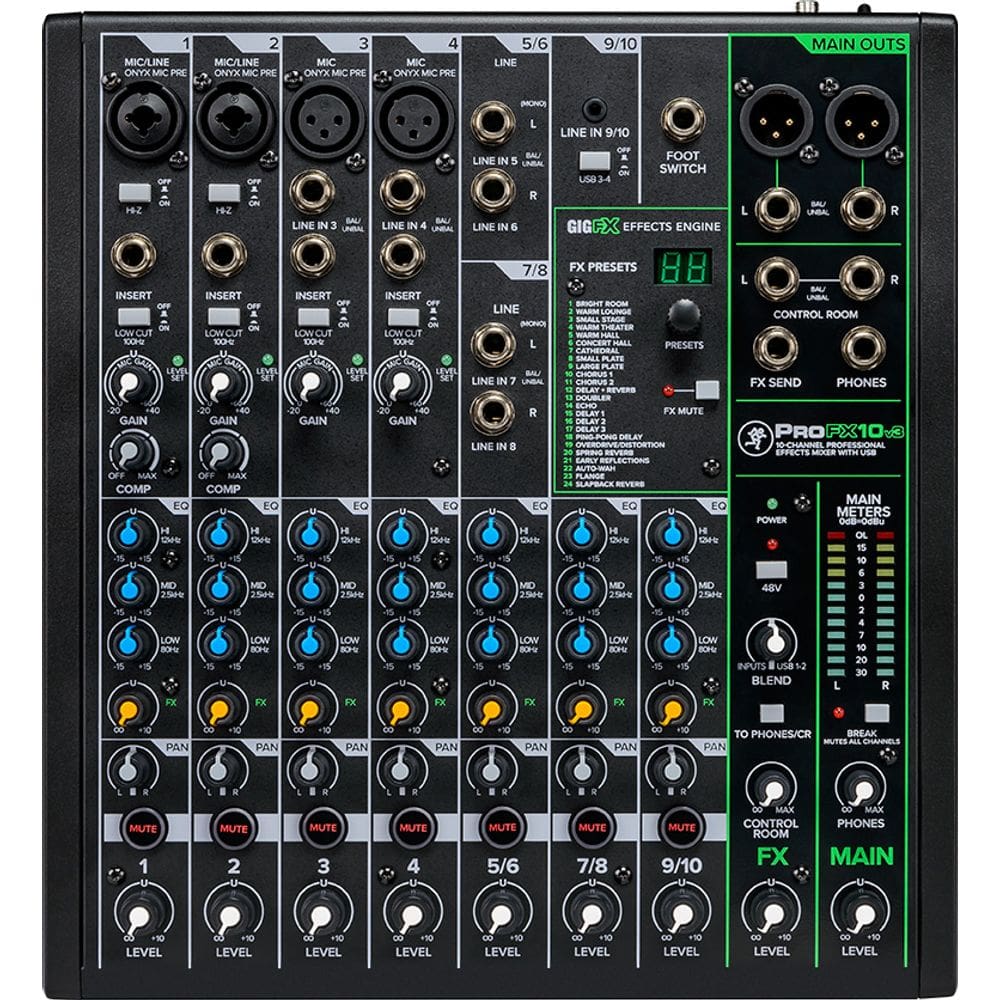 Mesa de Som Profx10v3 Mackie