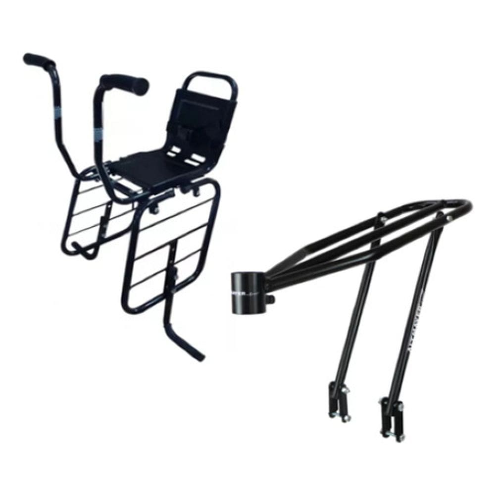 Kit Cadeirinha Bicicleta Infantil + Bagageiro Aço Altmayer