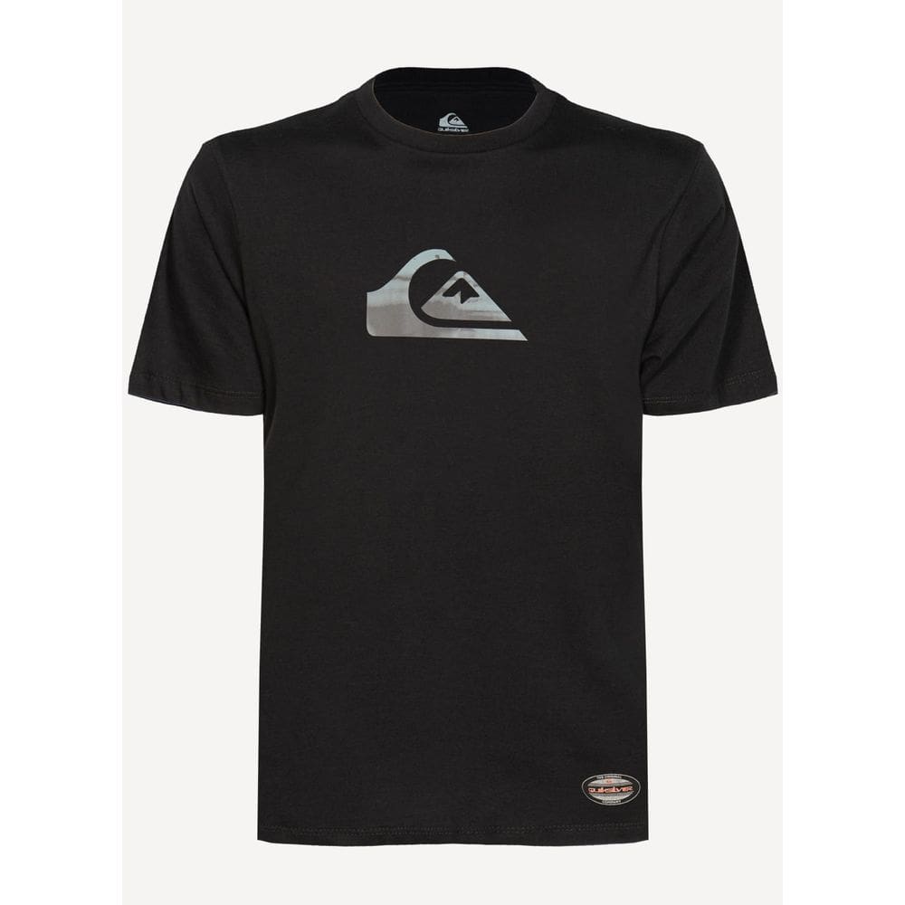 Camiseta Quiksilver Masculina Gradient Logo Signature