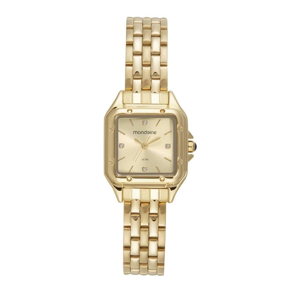 Relogio Mondaine Feminino Ref: 32777Lpmvde1 Retangular