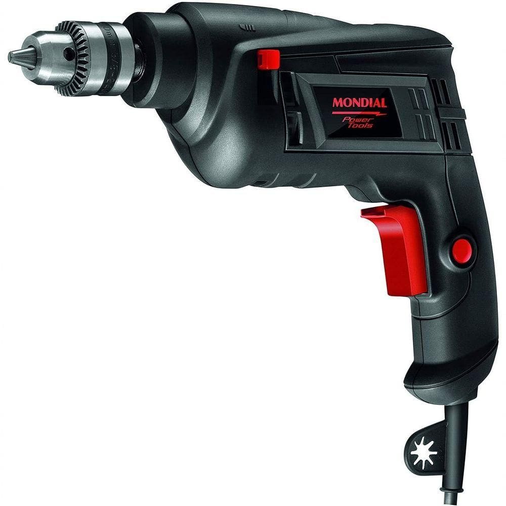 Furadeira De Impacto Mondial 3-8 Pol. All Black 550w 220V