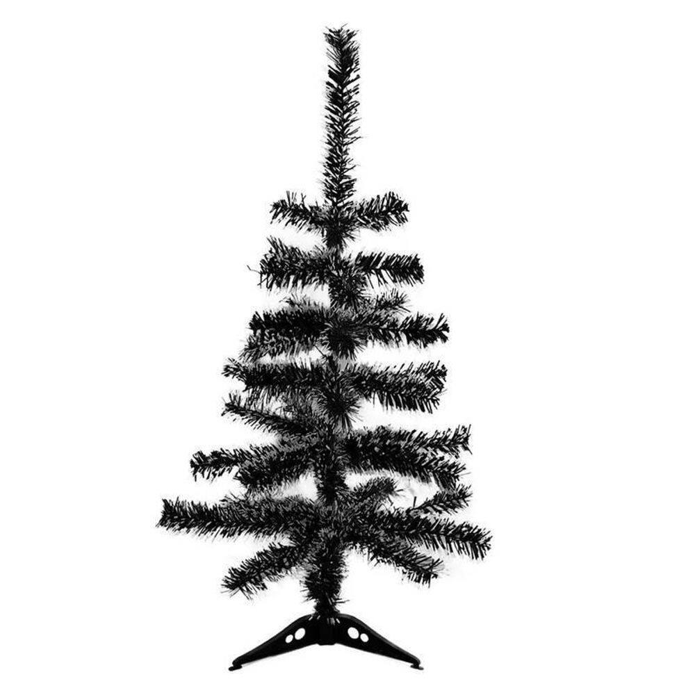 Árvore Pinheiro Natal Verde Tradicional 60Cm Galhos Nevados