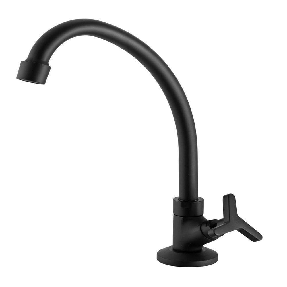 Torneira para Cozinha Bancada Tríade Meber Metais Preto Matte